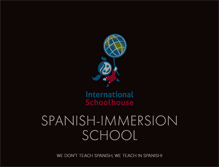 Tablet Screenshot of internationalschoolhouse.com
